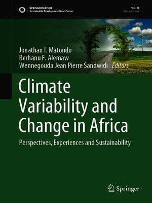 cover image of Climate Variability and Change in Africa